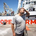 El Open Arms es un buque de rescate humanitario que ahora busca puerto. CASTELLÓ