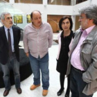 Gaspar Llamazares, Miguel Ángel Fernández, Adelina Rodríguez y José María González.