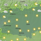Estado del cielo para hoy en León. AEMET