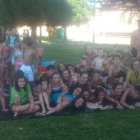 Imagen de los participantes en el Gran Prix con agua. DL