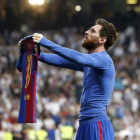 Messi, después del gol de la victoria en el Bernabéu en la pasada Liga