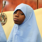 Una de las niñas liberadas en Nigeria. STR