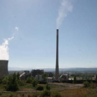 Una de las centrales térmicas de las eléctricas en León.