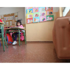 Imagen de una de las aulas del colegio Antonio Valbuena.