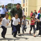 El presidente venezolano Chávez durante la emisión de su programa «Aló Presidente».