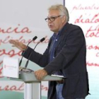 El ex presidente del Gobierno Felipe González hoy, en Sevilla.