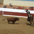 Espectáculo taurino celebrado en Valderas en 2009.