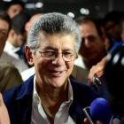 Henry Ramos, nuevo presidente de la Asamblea Nacional de Venezuela, durante la rueda de prensa celebrada en Caracas el domingo 3 de enero.