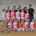 Los integrantes del Club Gymnava de Navatejera realizaron un gran campeonato autonómico