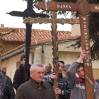 La cruz de gajos, segunda en orden, en su última procesión.