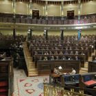 Vista del hemiciclo del Congreso en el que se aprobó con 318 votos a favor, 16 en contra y 2 abstenciones la toma en consideración de la reforma.