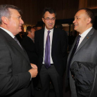 Raúl Valcarce, Juan Martínez Majo y Gerardo Álvarez Courel.