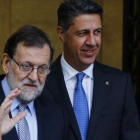 Mariano Rajoy y Xabier García Albiol, durante un reciente encuentro en Madrid.