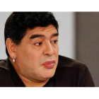 Maradona ha causado revuelo al aparecer en la tele con unos labios supuestamente pintados.