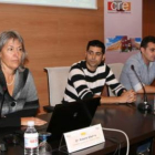 Roberta Ghedina, Víctor Argüelles y Carlos Ramos.