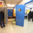 Un colegio electoral de L'Hospitalet, en las elecciones generales del 2015.