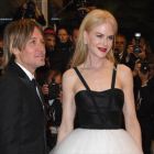 Nicole Kidman posa con Keith Urban en el Festival de Cannes, en mayo del 2017.