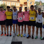 Los atletas leoneses mostraron su nivel en Langreo. DL