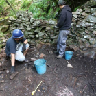 Imagen de la excavación arqueológica en La Ciudad de la Selva