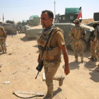 Tropas iraquís en su avanca hacia la ciudad de Tal Afar