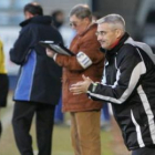 Fabri González ha visitado El Toralín como técnico y como espectador.