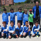 Formación del Cacabelense de categoría benjamín.