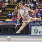 Carolina Rodríguez disputa hasta hoy en Sofía la Copa del Mundo de gimnasia rítmica.