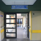 Zona de urología del hospital de León