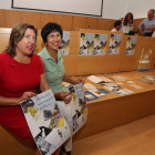 María Antonia Gancedo y Mar Palacio, en el Museo de la Radio. ANA F. BARREDO