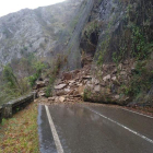 La carretera une las vertientes de León y de Asturias por Picos de Europa. CAMPOS
