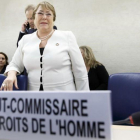 Michelle Bachelet, la nueva alta comisionada del Consejo de Derechos Humanos de las Naciones Unidas.