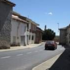 La carretera de Alija, a su paso por el término de Quintana del Marco