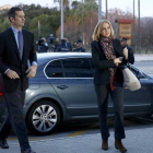 La infanta Cristina y su marido, Iñaki Urdangarin, a su llegada a los juzgados, en Palma, este lunes.