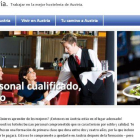 La web austriaca, en español, donde se ofertan puestos de trabajo y formación para jóvenes.