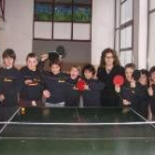 La concejala Natalia Rodríguez Picallo con niños de las Escuelas Deportivas Municipales