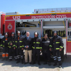 El nuevo vehículo de bomberos de San Andrés fue presentado ayer.