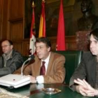 Ignacio Fernández, García-Prieto y Ramón Sánchez, ayer en la Diputación