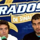 Josep Guardiola, a la derecha, junto a Lillo, entrenador del Dorados