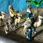 Reyes Magos en forma de playmobil de la muestra. DL