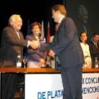 El alcalde de Ponferrada recibe el galardón, ayer en la Feria Internacional de Urbanismo de Madrid