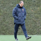 Guardiola sufre unos fuertes dolores de espalda que le podrían apartar hoy del banquillo.