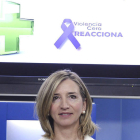 La consejera de Familia e Igualdad de Oportunidades, Alicia García, en un acto contra la violencia de género. NACHO GALLEGO