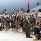 Los militares partieron de la base aérea de Getafe para su misión en Afganistán