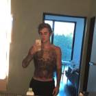 Justin Bieber, frente al espejo.