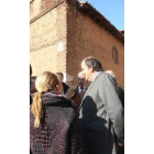 Gancedo y Ramos, en la ermita en su visita de noviembre.