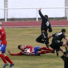 El equipo rojiblanco no encontró rival en el Aguilar palentino.