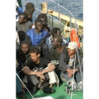 Una barca con 28 subsaharianos que iba a Fuerteventura fue detenida