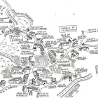 Imagen de un mapa con la toponimia de Villager de Laciana. CLUB XEITU