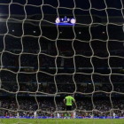 Panorámica del Bernabéu durante el partido de ida de semifinales de la Champions contra el Bayern de Múnich.