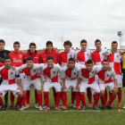 Formación del equipo del Puente Castro que lidera el grupo 3 de la Liga Nacional Juvenil.